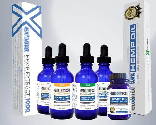 Elixinol Hemp CBD Oil Tinctures