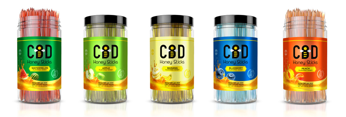 Diamond CBD Honey Stick Flavors